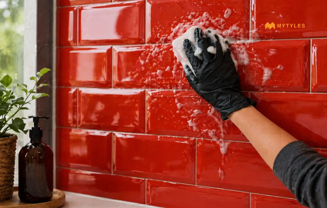 Backsplash Tile Cleaning